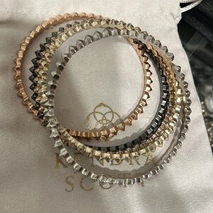 Rare Kendra Scott Remy Stack Bangle Bracelets